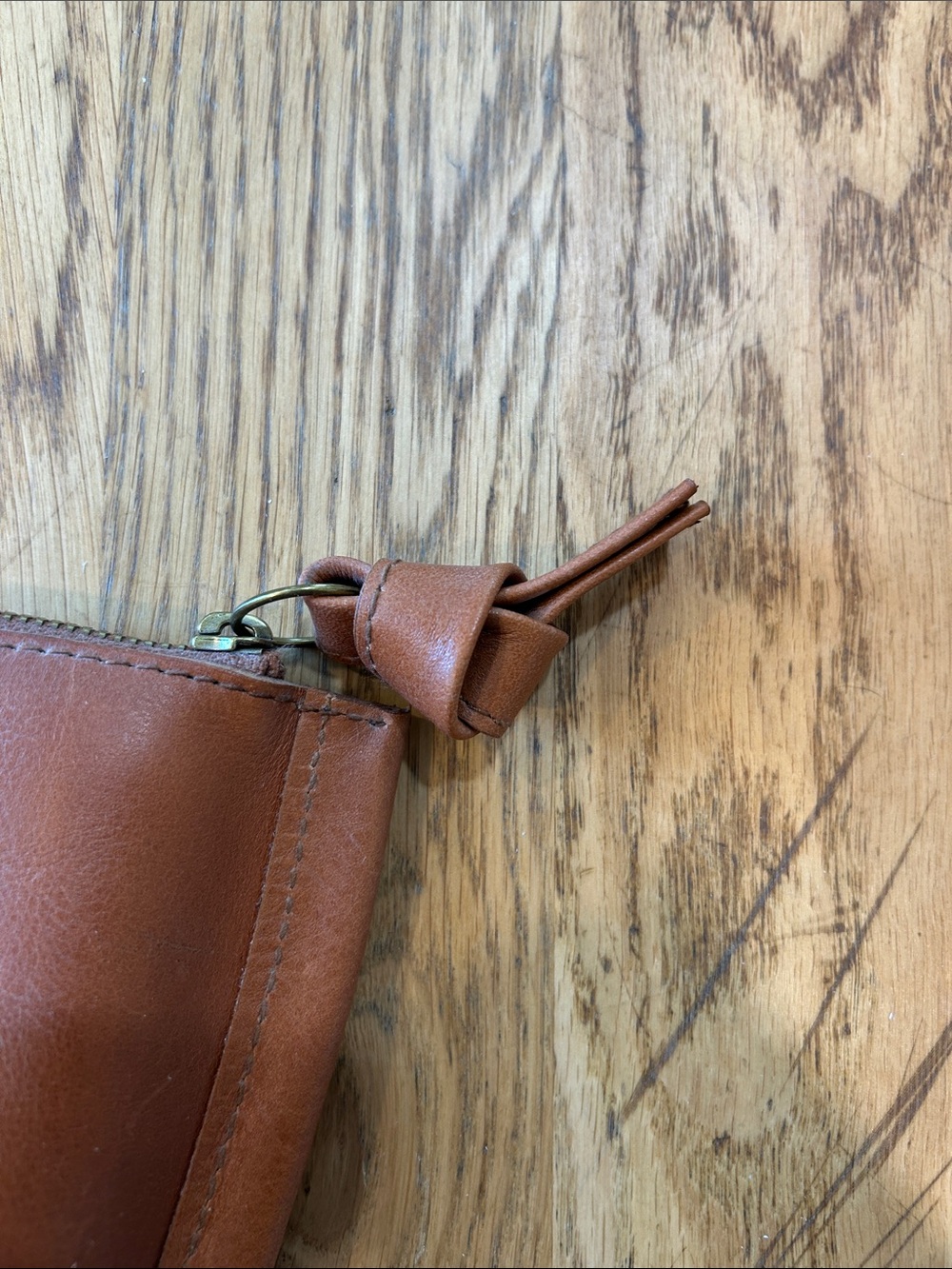 Madewell Leather Clutch - Brown - Picture 6 of 8